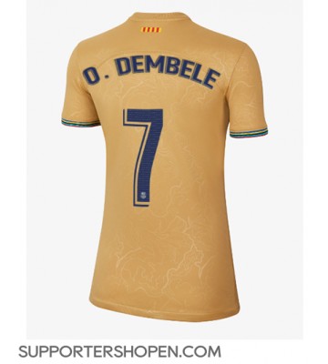 Barcelona Ousmane Dembele #7 Borta Matchtröja Dam 2022-23 Kortärmad